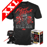 Funko Pop! Tees #308 Star Wars Kylo Ren POP! Vinyl & T-Shirt Box Set - Exclusive Target Import - New, Mint [Size: XXL]