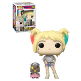 Funko POP! Heroes Birds Of Prey #308 Harley Quinn (With Beaver) - New, Mint Condition