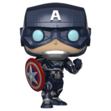 Funko Pop! Games Marvel The Avengers #627 Captain America (Glow In The Dark) POP! Vinyl - New, Mint Condition
