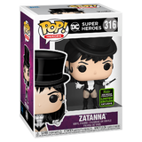 Funko POP! Heroes DC Super Heroes #316 Zatanna - 2020 Emerald City Comic Con (ECCC) Exclusive - New, Mint Condition
