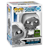 Funko POP! Marvel Fantastic Four #591 Doctor Doom (Metallic) - 2020 Emerald City Comic Con (ECCC) Exclusive - New, Mint Condition