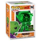 Funko POP! Animation Dragonball Z #760 Piccolo (Green Chrome) - 2020 Emerald City Comic Con (ECCC) Exclusive - New, Mint Condition