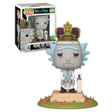 Funko POP! Deluxe Rick And Morty #694 King of $#!+ with Sound - New, Mint Condition