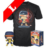 Funko Pop! Tees #502 Marvel POP! Vinyl & T-Shirt Box Set - X-Men Cyclops (Glows In The Dark) Import - New, Mint [Size: XL]