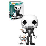 Funko POP! Disney The Nightmare Before Christmas #809 Jack Skellington With Zero Super Sized 10" POP - New, Mint Condition