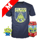 Funko Pop! Disney Tees #525 Toy Story 4 POP! Vinyl & T-Shirt Box Set - Alien (Glows In The Dark) Import - New, Mint [Size: Medium]