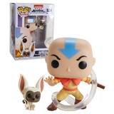 Funko POP! Animation Avatar The Last Airbender #534 Aang With Momo - New, Mint Condition