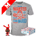 Funko Pop! Tees #17 Ad Icons POP! Vinyl & T-Shirt Box Set - The Noid (Glows In The Dark) Import - New, Mint [Size: Medium]