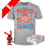 Funko Pop! Tees #17 Ad Icons POP! Vinyl & T-Shirt Box Set - The Noid (Glow-In-The-Dark) Import - New, Mint [Size: Large]