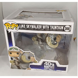 Funko POP! Deluxe Star Wars #366 Luke Skywalker With Tauntaun - New, Slight Box Damage