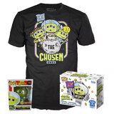 Funko Pop! Disney Tees #749 Alien Remix POP! Vinyl & T-Shirt Box Set - Buzz Lightyear (Glows In The Dark) Import - New, Mint [Size: Large]