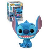 Funko POP! Disney Lilo & Stitch #1045 Stitch Seated (Flocked)  - New, Mint Condition