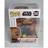 Funko POP! Star Wars The Mandalorian #380 Moff Gideon (Glows In The Dark) - Limited Target Exclusive - New, With Minor Box Damage