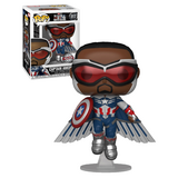 Funko POP! Marvel #817 The Falcon And The Winter Soldier - Captain America Flying - New, Mint Condition