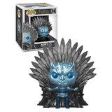 Funko POP! Game Of Thrones #74 Super Sized Night King On Throne (Metallic) - New, Mint Condition