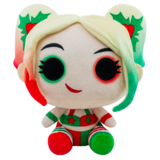 Funko POP! Plushies DC Super Heroes #51065 Holly Quinn (Harley Quinn) Holiday Plush - New, Mint Condition