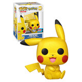 Funko POP! Games Pokemon #842 Pikachu Seated (Diamond Collection) - 2021 New York Comic Con (NYCC/FOF21) Limited Edition - New, Mint Condition