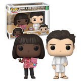 Funko POP! Parks & Recreation #61356 Two Pack Donna & Ben Treat Yo' Self - New, Mint Condition