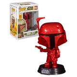 Funko POP! Star Wars The Mandalorian #462 Boba Fett (Red Chrome) - New, Mint Condition