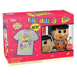 Funko POP! The Flintstones #146 Fred Flintstone (With Spoon POP! & T-Shirt Set - Gamestop Exclusive - New, Sealed [Size: Large]