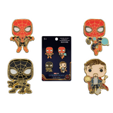 Funko Spider-Man No Way Home Enamel Pin/Badge Set of 4 - New, Sealed