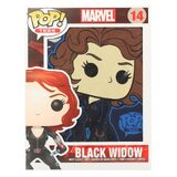 Funko POP! Tees Marvel #14 Black Widow - Womens Size Large -  T-Shirt New, Limited Edition