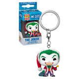 Funko Pocket POP! Keychain DC Super Heroes #66595 The Joker (Holiday - Santa) - New, Mint Condition