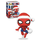 Funko POP! Marvel Spider-Man #1136 Spider-Man In Santa Hat (Year Of The Spider) - New, Mint Condition