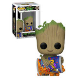 Funko POP! Marvel I Am Groot #1196 Groot With Cheese Puffs - New, Mint Condition
