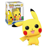 Funko POP!Games Pokemon #553 Pikachu Waving (Flocked) - Limited Zavvi Exclusive - New, Mint Condition
