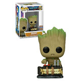 Funko POP! Marvel Guardians Of The Galaxy #1222 Groot With Bomb - 2023 WonderCon (WC23) Limited Edition - New, Mint Condition