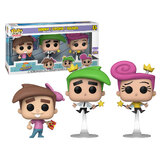 Funko POP! Three Pack The Fairly Odd Parents #71740 Cosmo With Friends - 2023 San Diego Comic Con Limited Edition - New, Mint Condition