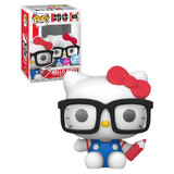 Funko POP! Sanrio Hello Kitty #65 Hello Kitty With Glasses (Flocked) - New, Mint Condition