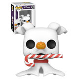 Funko POP! Disney The Nightmare Before Christmas #1384 Zero With Candy Cane - New, Mint Condition