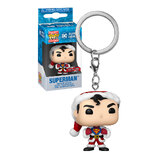 Funko Pocket POP! Keychain DC Super Heroes #66596 Superman (Holiday) - New, Mint Condition