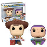 Funko POP! Toy Story #76830 Woody & Buzz Lightyear 2 Pack - 2024 Chicago Comic & Entertainment Expo (C2E2) Limited Edition - New, Mint Condition