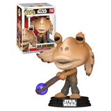 Funko POP! Star Wars The Phantom Menace #700 Jar Jar Binks With Booma Balls - New, Mint Condition