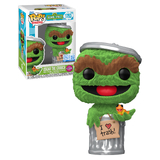 Funko POP! Television Sesame Street #1793 Oscar The Grouch (Flocked) - New, Mint Condition