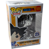 Funko POP! Animation Dragonball #109 Goku & Flying Nimbus (Chrome) - Funimation Exclusive - New, Non-Mint Condition