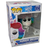 Funko POP! Disney Inside Out #514 Rainbow Unicorn - Disney Parks Exclusive - New, Non-Mint Condition