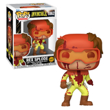 Funko POP! Television Invincible #1862 Rex Splode - Limited Chase Exclusive (Battle Damaged) - New, Mint Condition