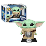 Funko POP! Star Wars #819 Grogu (aka Baby Yoda, With Mudhorn Chest Armour) - New, Mint Condition