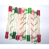 10 x Christmas Rawhide Treats