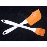 Spatula and Basting/Pastry Brush Set - Silicone Rubber