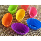 7 x Mini Oval Shaped Muffin Moulds