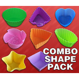 24 x Cupcake / Muffin Shapes - 8 Shapes