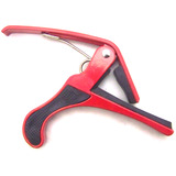 Red Trigger Capo for Acoustic Electric Classical Guitar Round Style