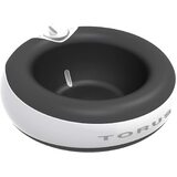 Torus 2 Litre Filtered Pet Water Bowl by Heyrex, Charcoal Grey