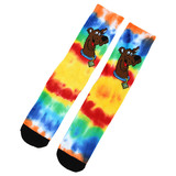 Bioworld Scooby-Doo 'Tie Dye' Crew Socks - One Size Fits Most - New