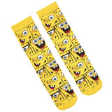 HYP Spongebob Squarepants Expressions Crew Socks - One Size Fits Most - New